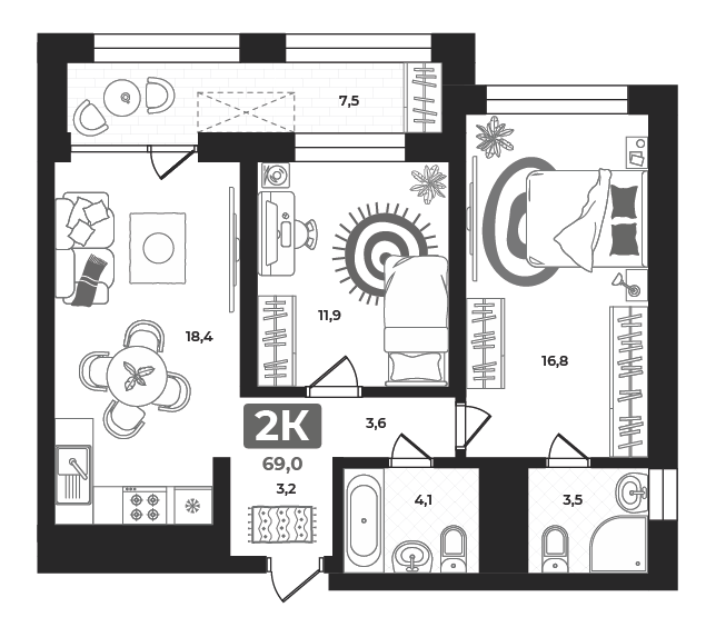 Плейсхолдер для план помещения